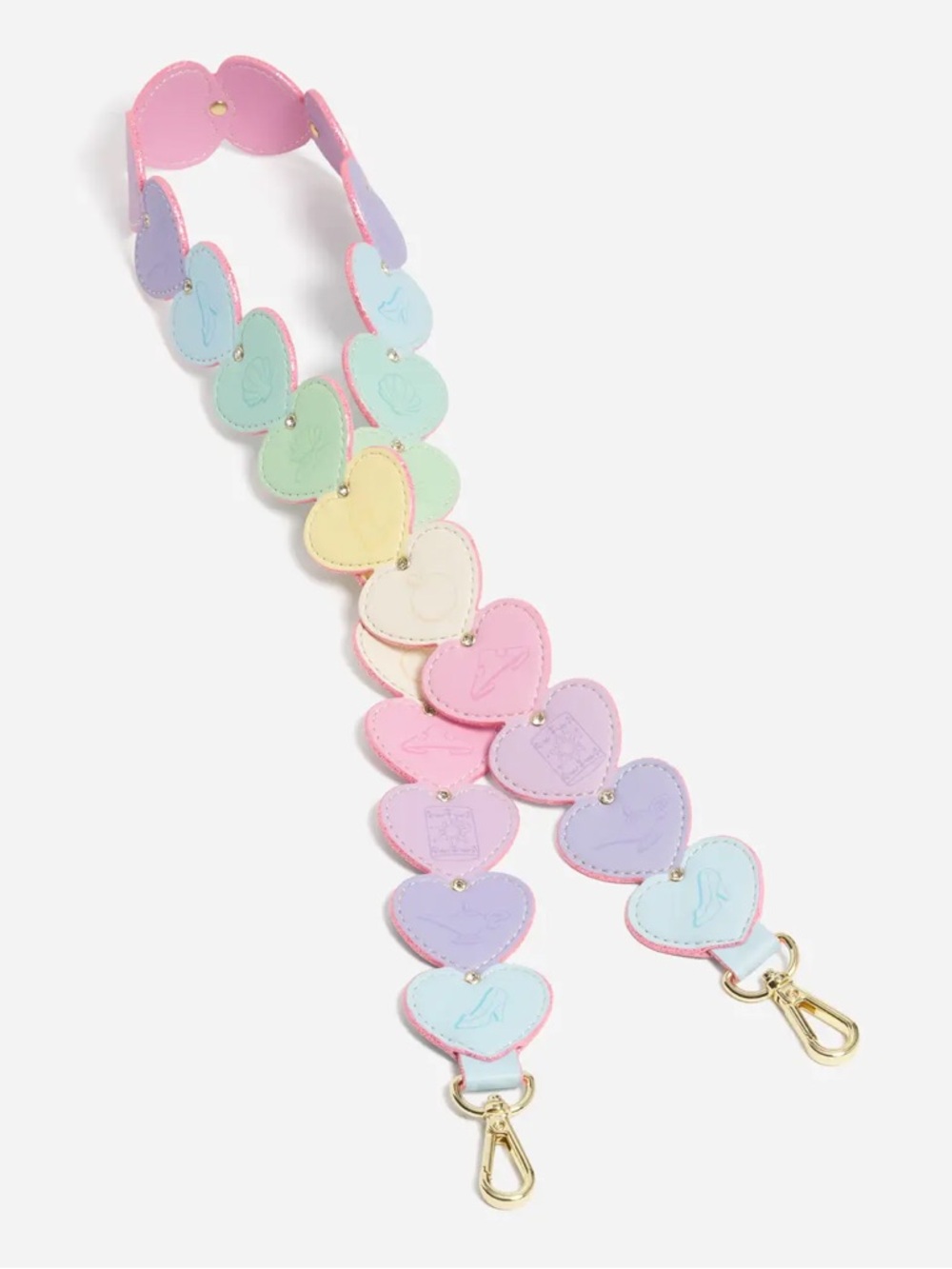 Stoney Clover Lane Rainbow Princess Heart Strap